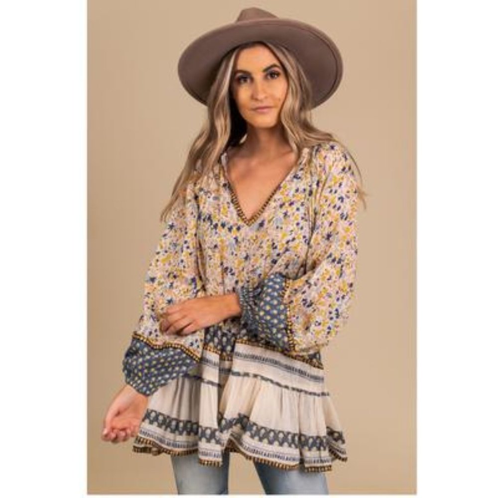 Free People Gardenia Dress/Tunic Sz.L